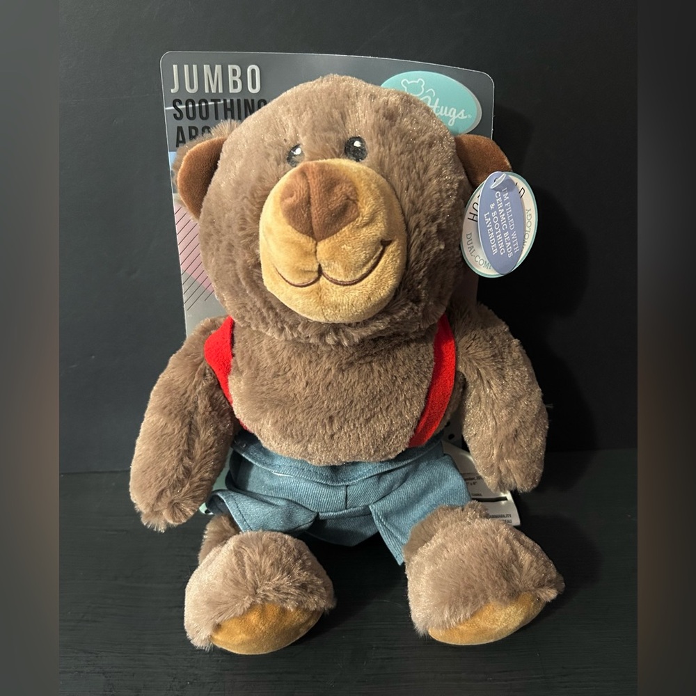 Cozy Hugs Aroma Therapy, Jumbo, Soothing Lavender Plush Bear, 14 Inches
